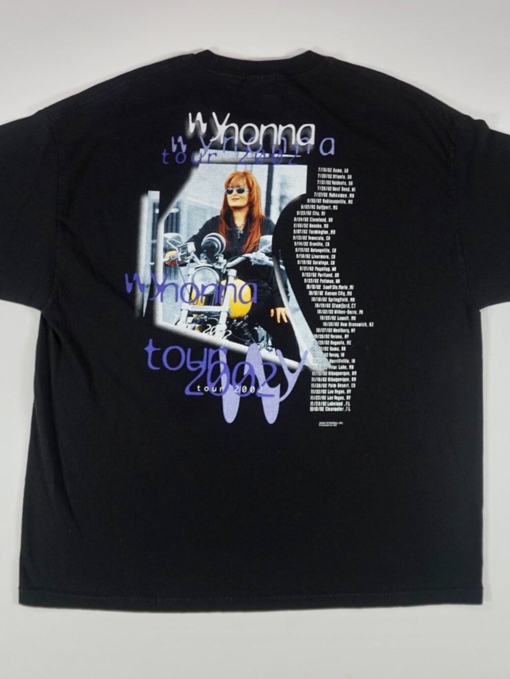 Vintage Wynonna Judd Tour 2002 Concert Tee Country Music Shirt Sz 2XL Black